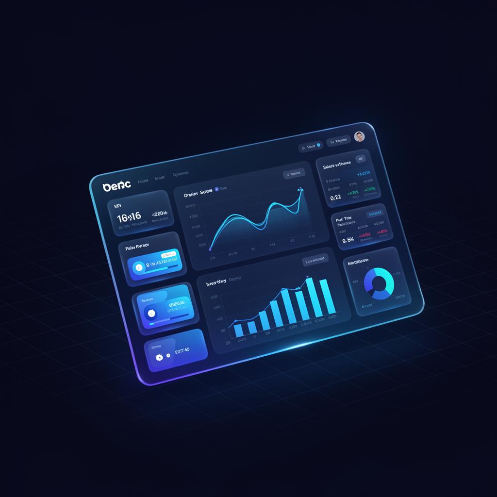 Dashboard Finamaster ERP — visão geral